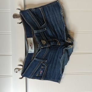 Hollister jean shorts, size 0